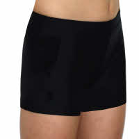 Zwart spandex turnbroekje