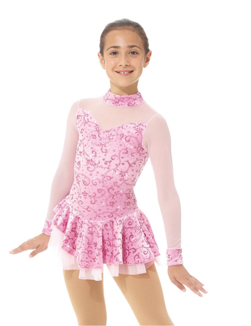 02768_roze_velours_glitters_gaas_dress_schaatspakjes