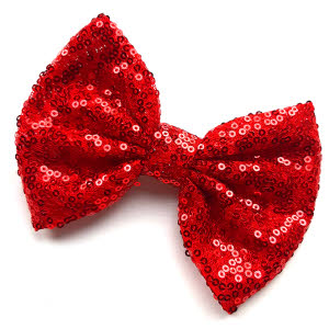 rode_strik_haarspeld_haarstrik_meisje_red_bow_gymnastics_glitters_grote_speld_turnen_gymnastiek_rood