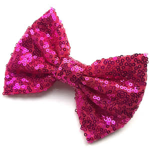 roze_strik_haarspeld_haarstrik_glitters_grote_speld_turnen_gymnastiek_rose_berry